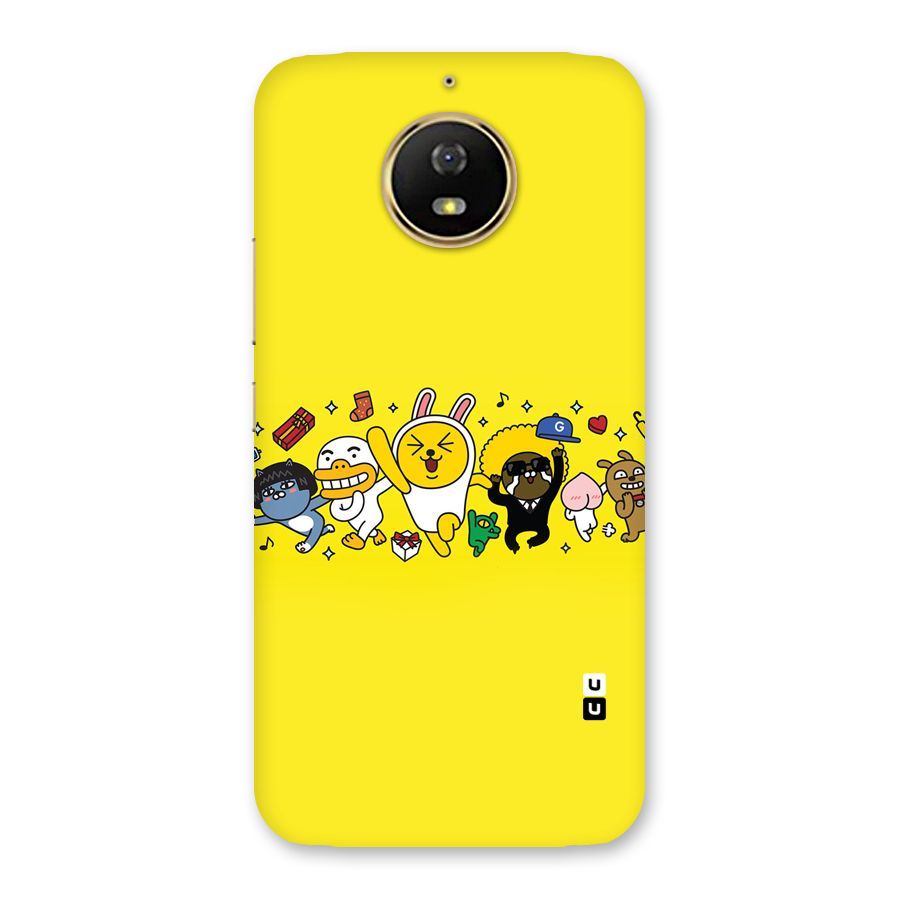 Yellow Friends Back Case for Moto G5s