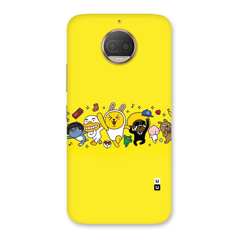 Yellow Friends Back Case for Moto G5s Plus
