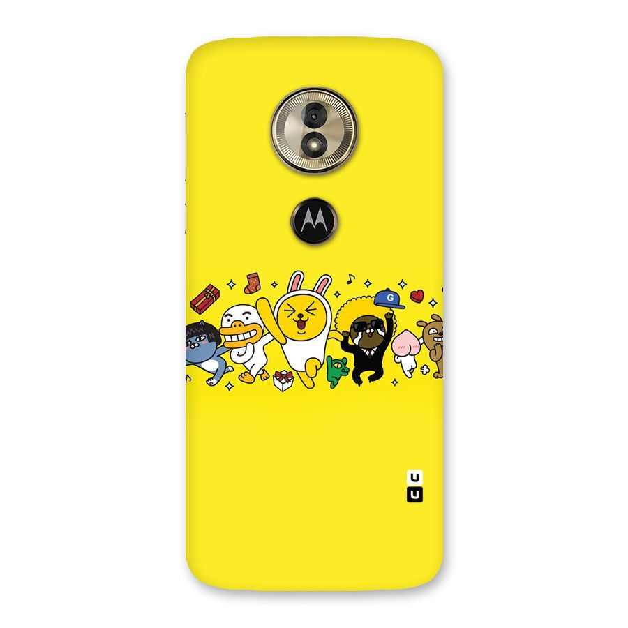 Yellow Friends Back Case for Moto G6 Play