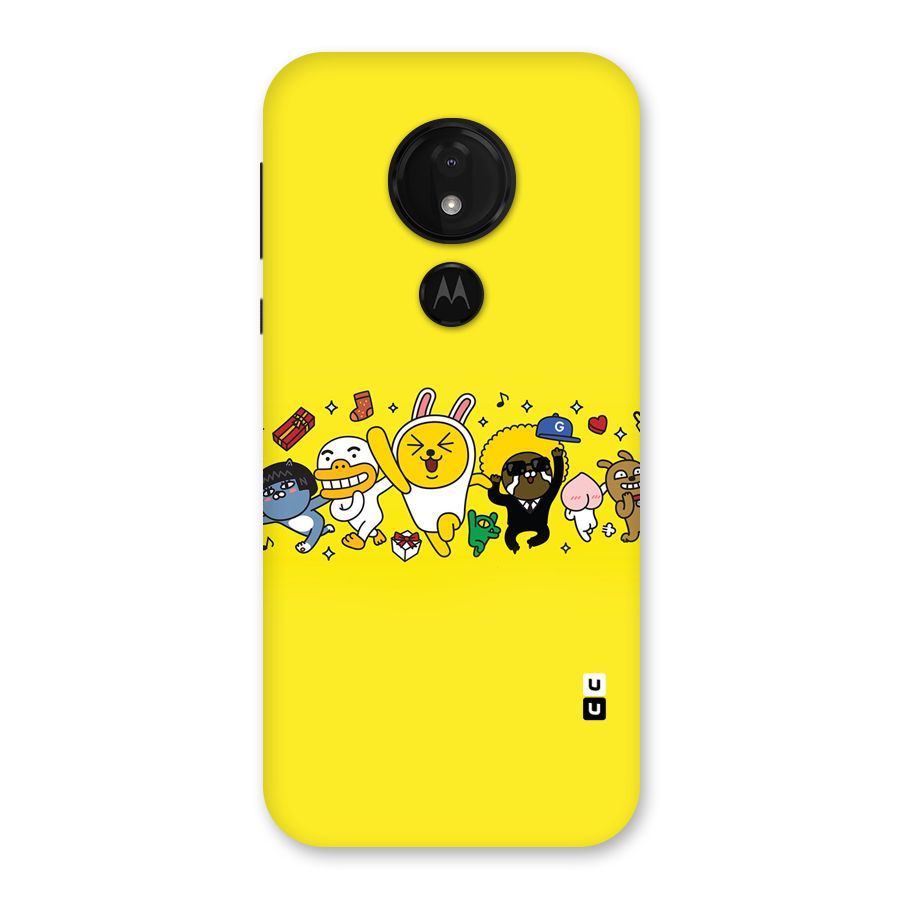 Yellow Friends Back Case for Moto G7 Power