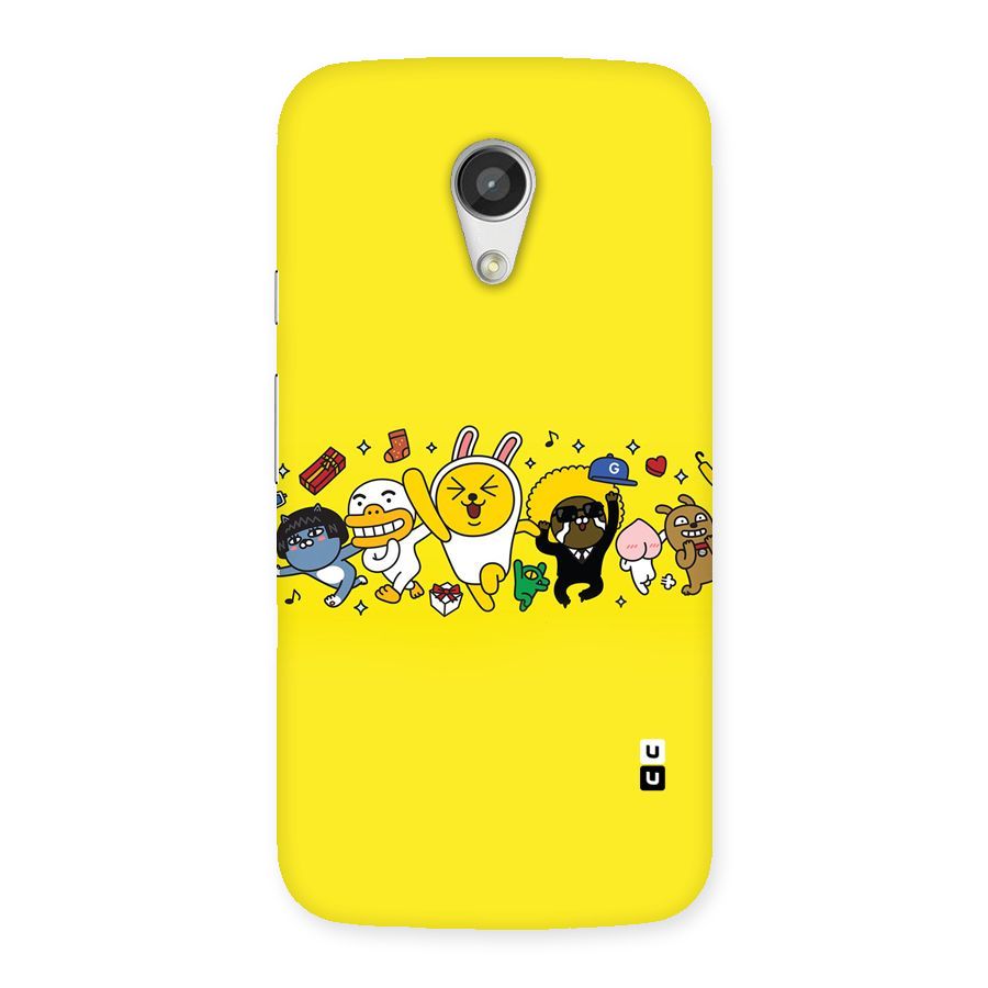 Yellow Friends Back Case for Moto G 2nd Gen