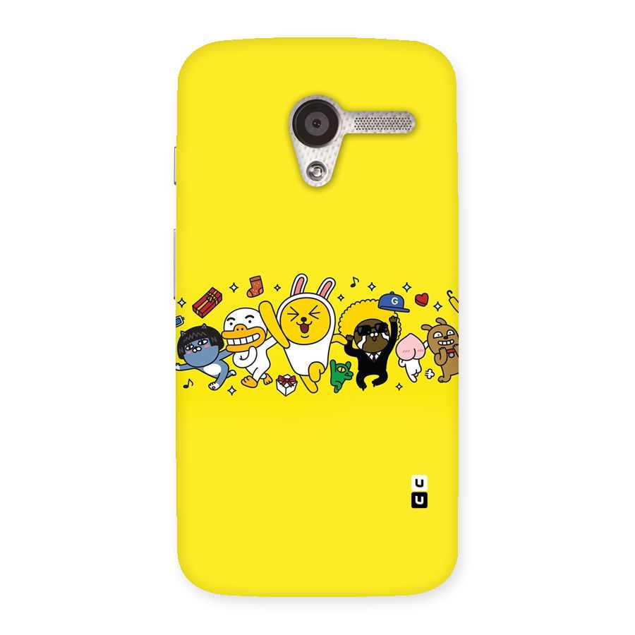 Yellow Friends Back Case for Moto X