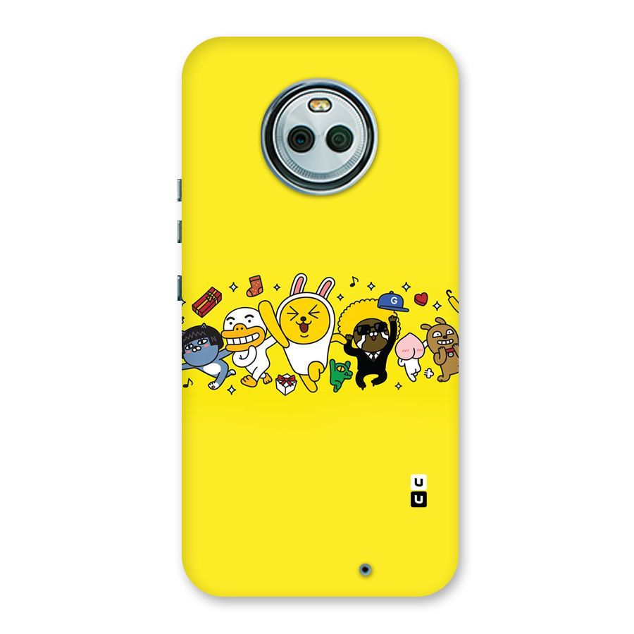 Yellow Friends Back Case for Moto X4