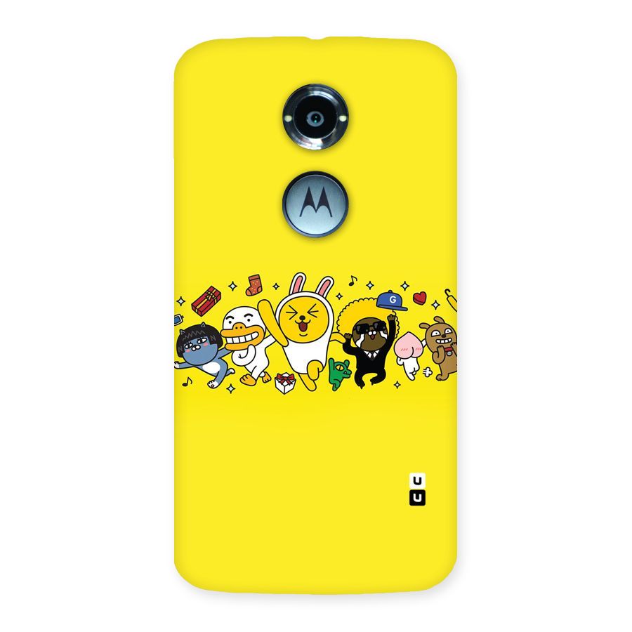 Yellow Friends Back Case for Moto X 2nd Gen