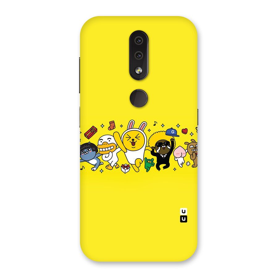 Yellow Friends Back Case for Nokia 4.2