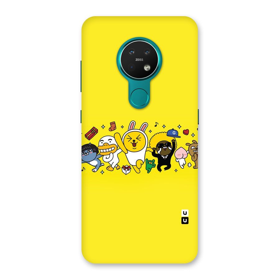 Yellow Friends Back Case for Nokia 7.2