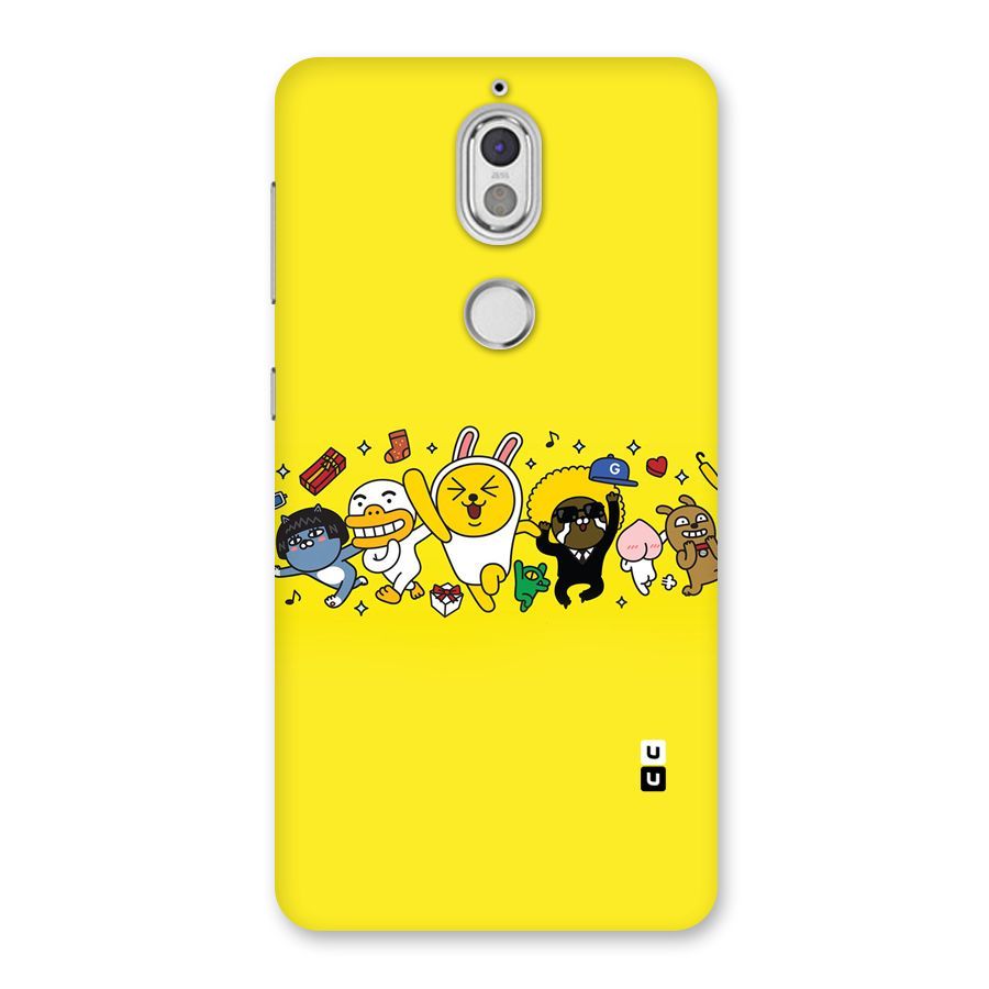 Yellow Friends Back Case for Nokia 7