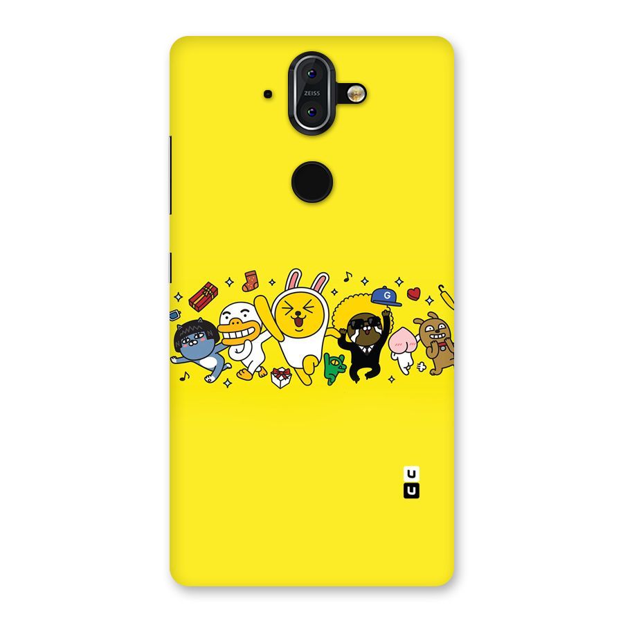 Yellow Friends Back Case for Nokia 8 Sirocco