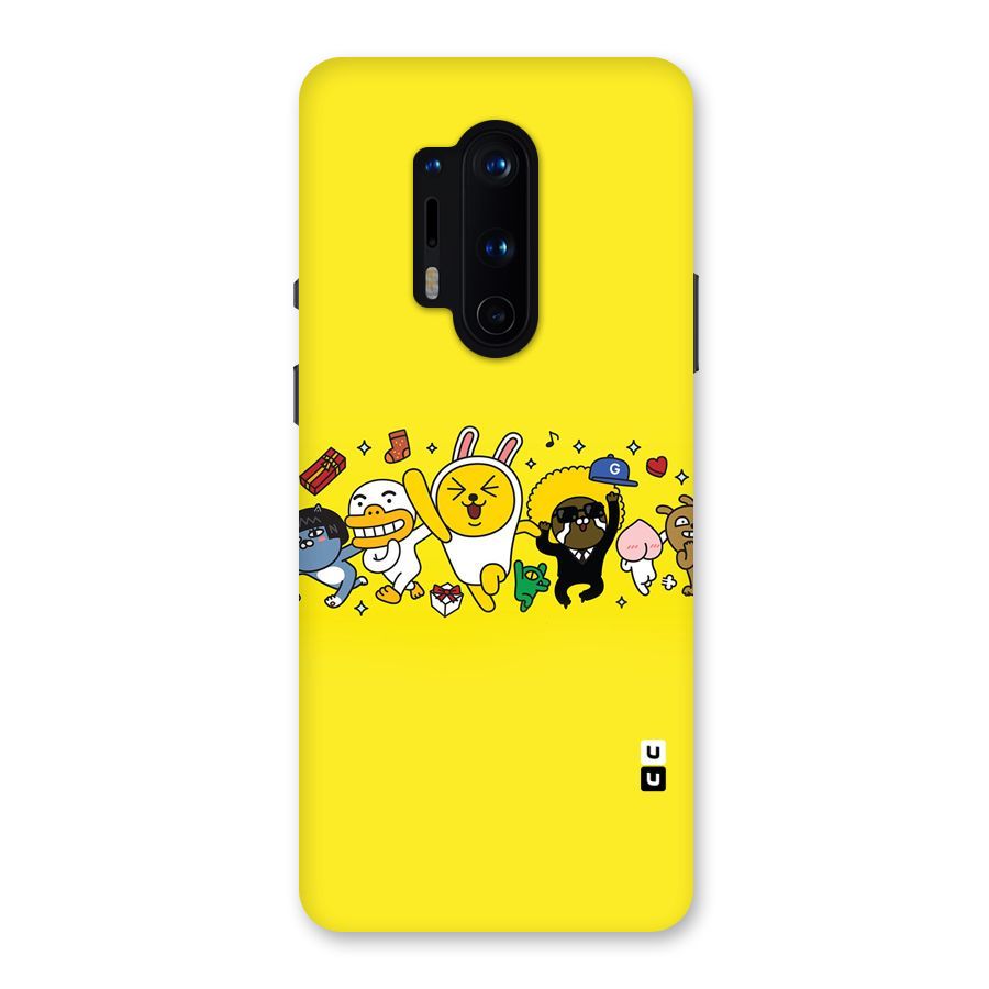 Yellow Friends Back Case for OnePlus 8 Pro