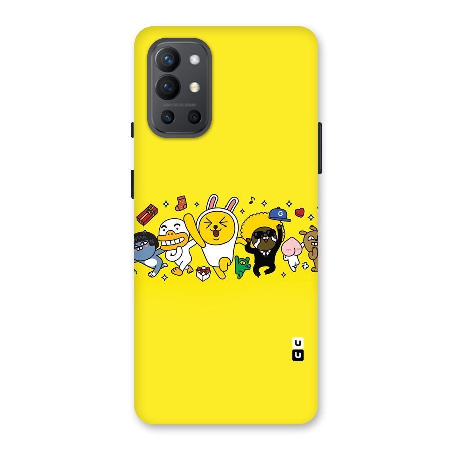 Yellow Friends Back Case for OnePlus 9R