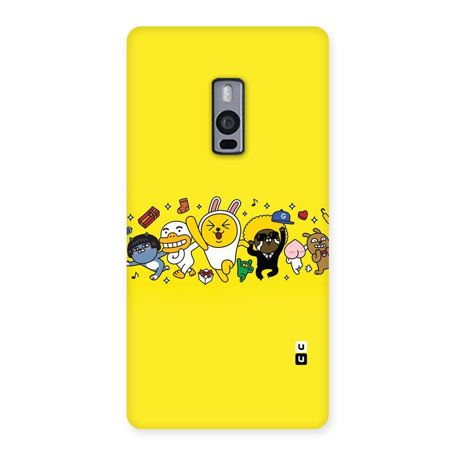 Yellow Friends Back Case for OnePlus Two