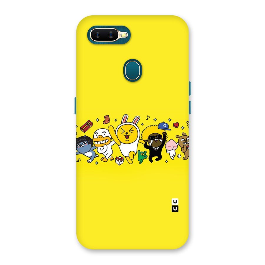Yellow Friends Back Case for Oppo A11k