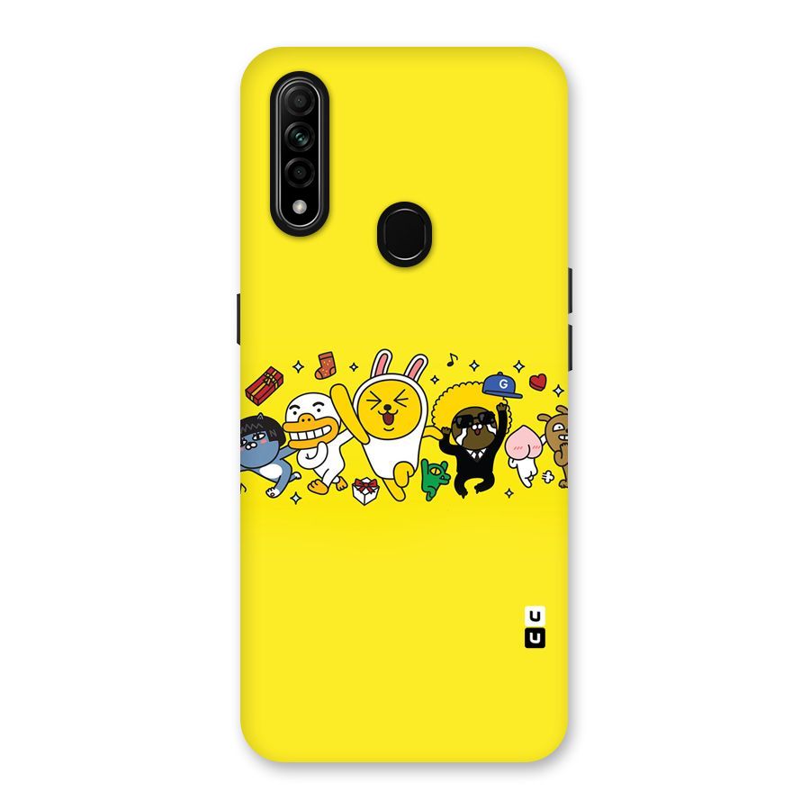 Yellow Friends Back Case for Oppo A31