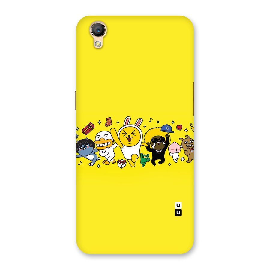 Yellow Friends Back Case for Oppo A37