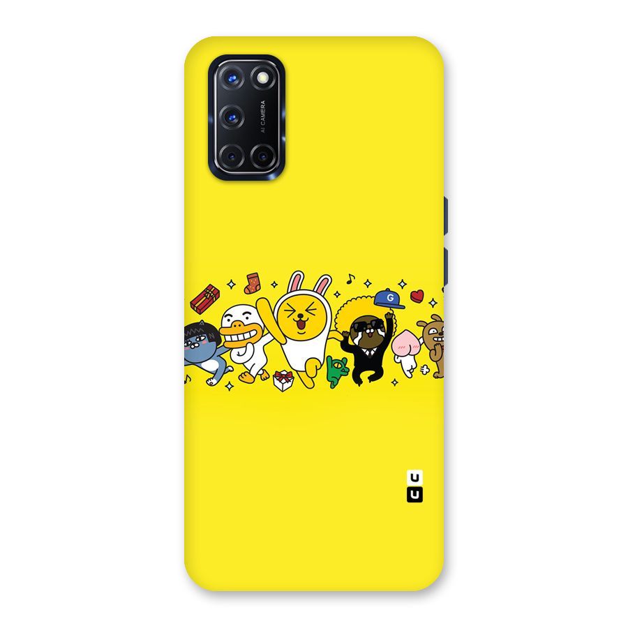 Yellow Friends Back Case for Oppo A52