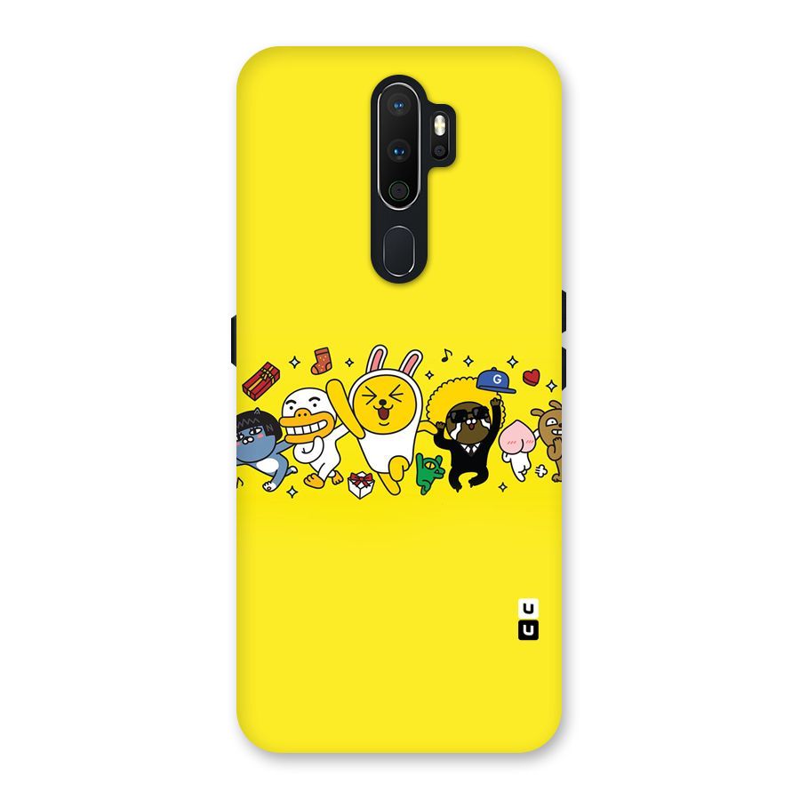 Yellow Friends Back Case for Oppo A5 (2020)