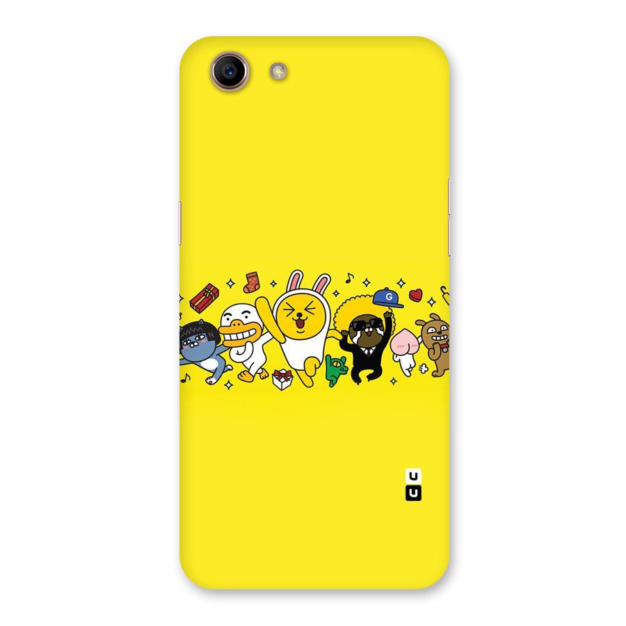 Yellow Friends Back Case for Oppo A83 (2018)