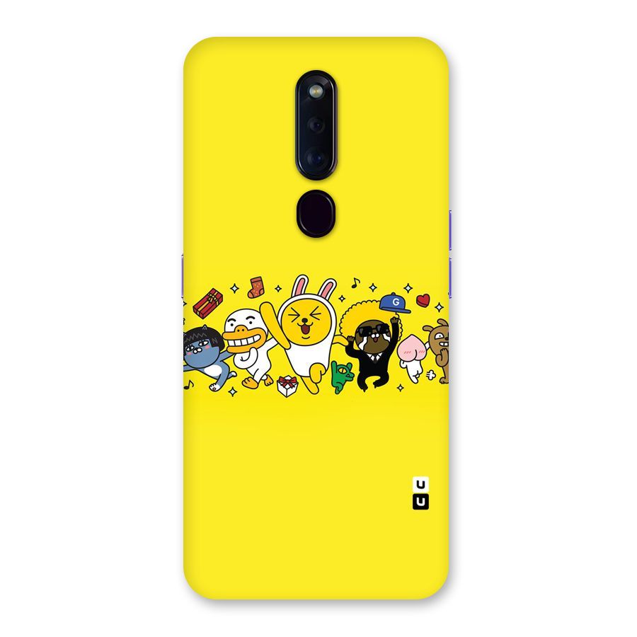 Yellow Friends Back Case for Oppo F11 Pro