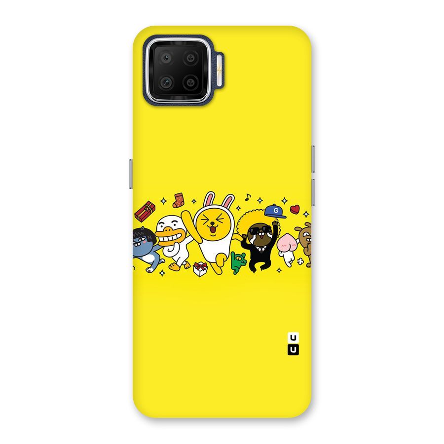 Yellow Friends Back Case for Oppo F17