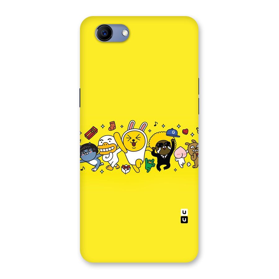Yellow Friends Back Case for Oppo Realme 1