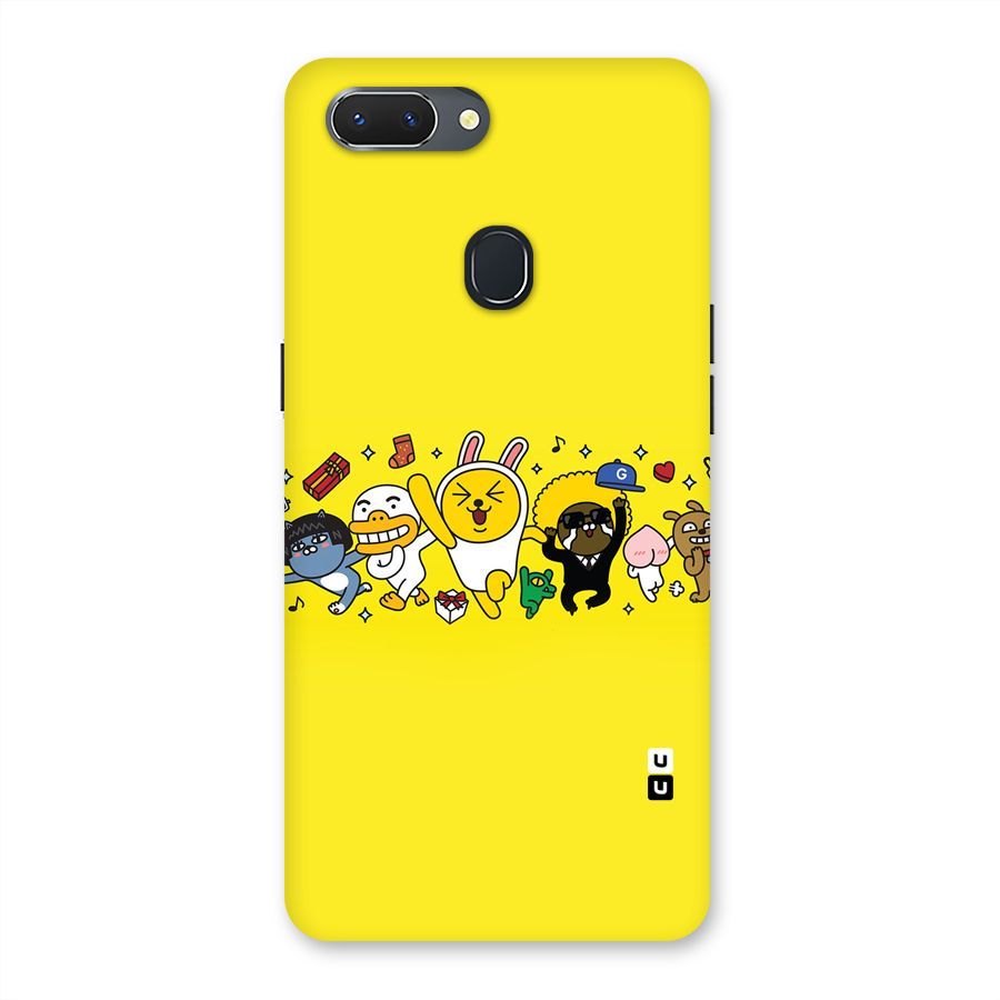 Yellow Friends Back Case for Oppo Realme 2