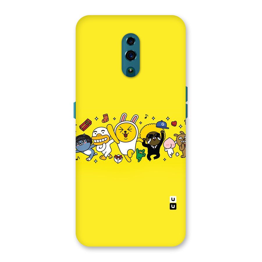 Yellow Friends Back Case for Oppo Reno