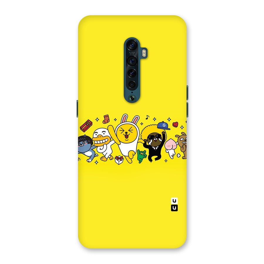 Yellow Friends Back Case for Oppo Reno2