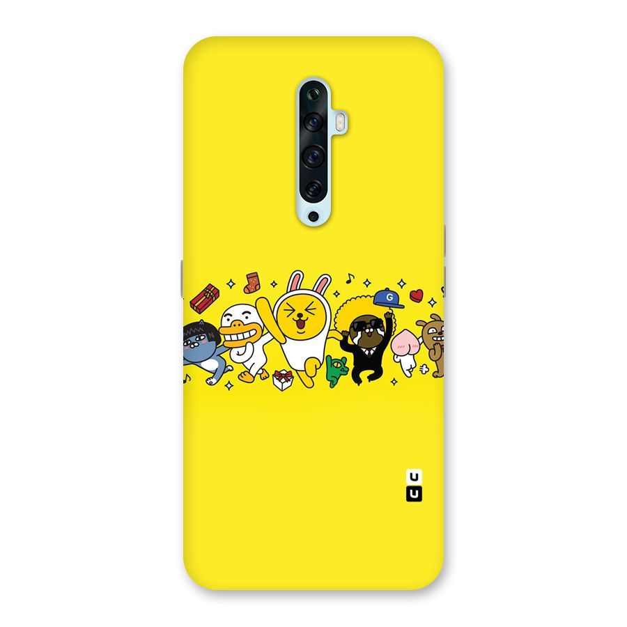 Yellow Friends Back Case for Oppo Reno2 Z