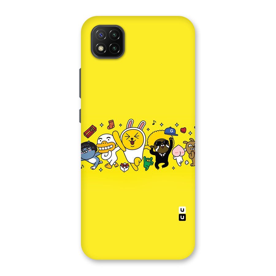Yellow Friends Back Case for Poco C3