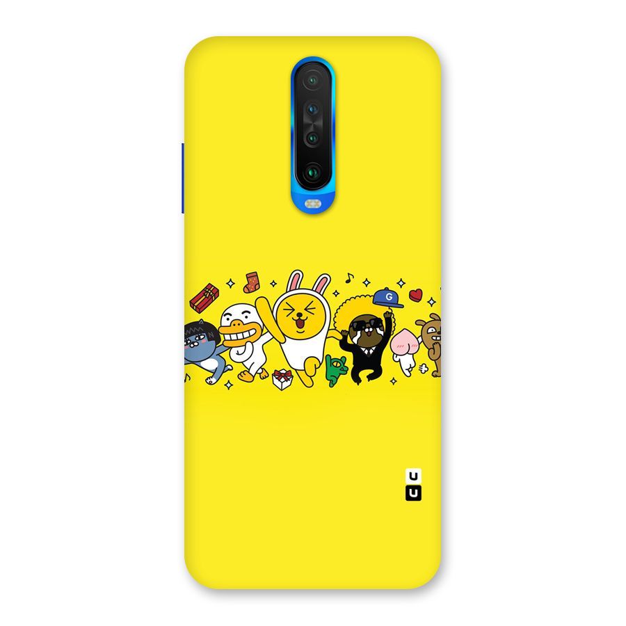 Yellow Friends Back Case for Poco X2