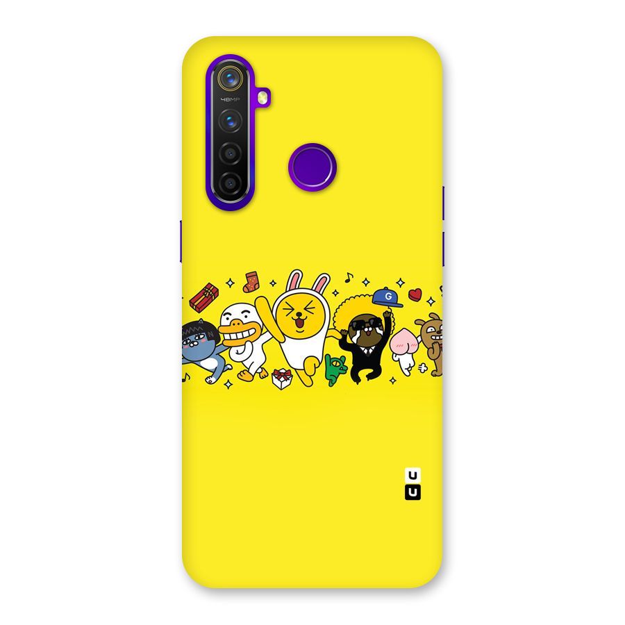 Yellow Friends Back Case for Realme 5 Pro