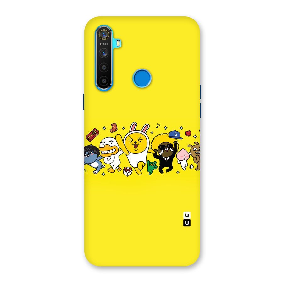 Yellow Friends Back Case for Realme 5s