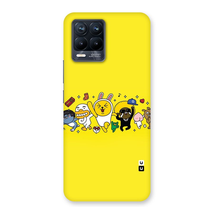 Yellow Friends Back Case for Realme 8 Pro