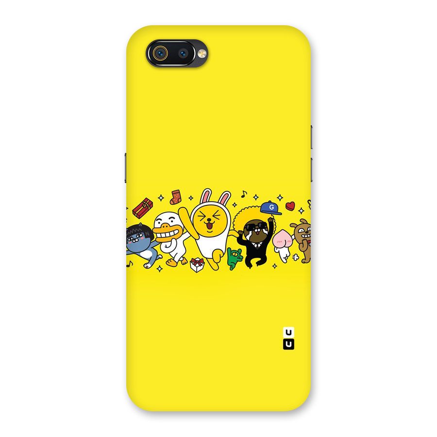 Yellow Friends Back Case for Realme C2