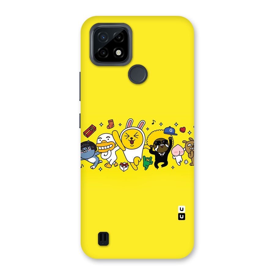 Yellow Friends Back Case for Realme C21