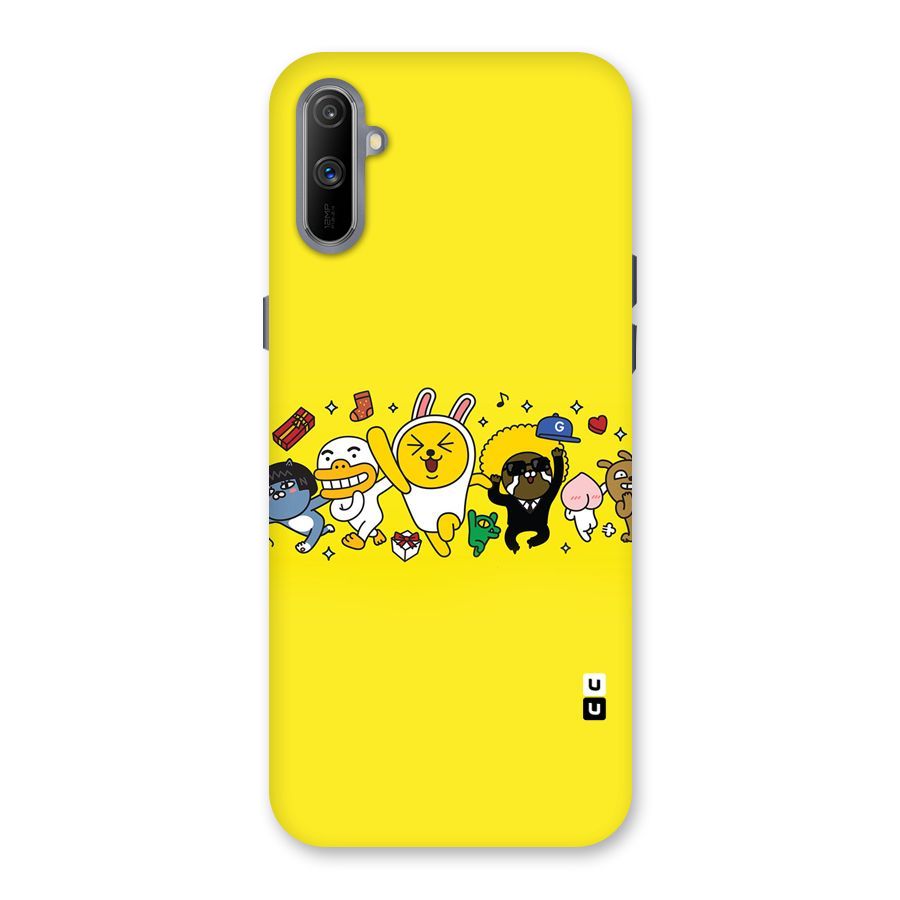 Yellow Friends Back Case for Realme C3