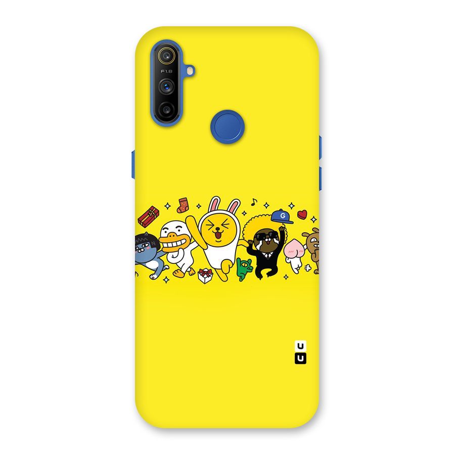 Yellow Friends Back Case for Realme Narzo 10A