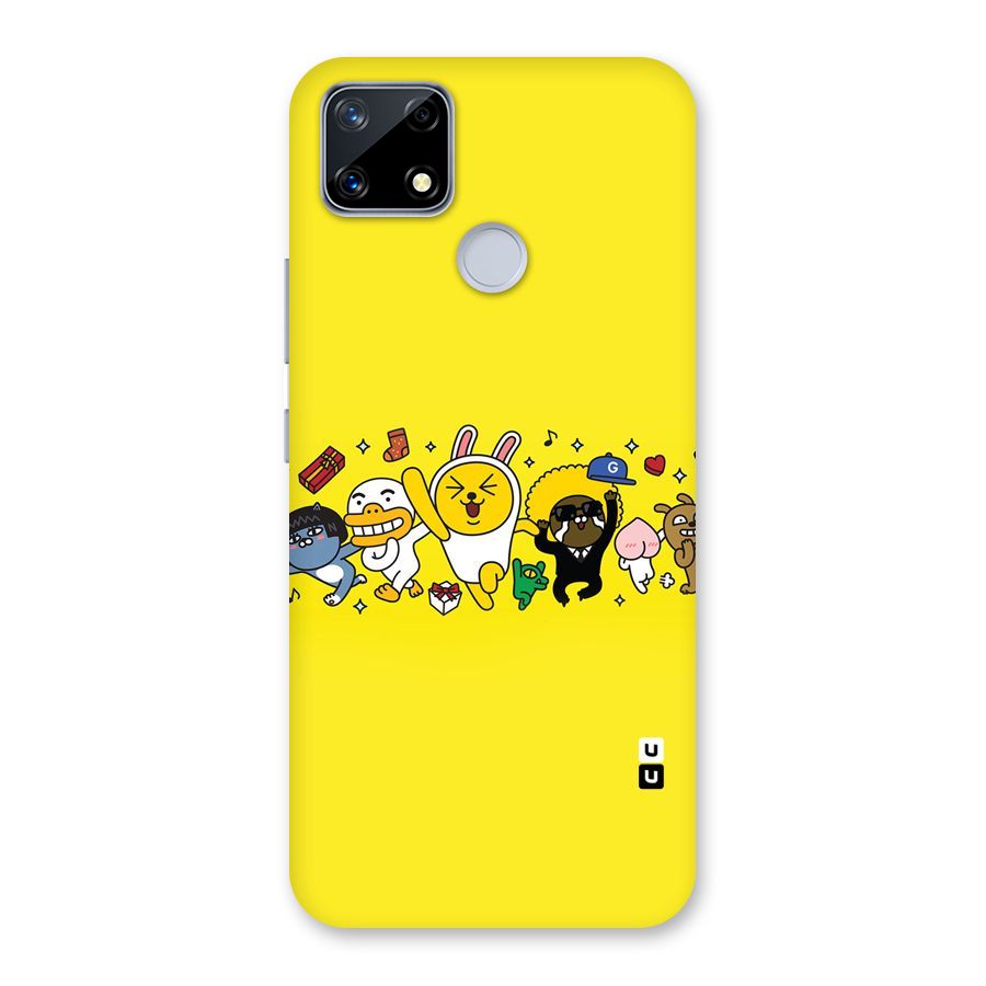 Yellow Friends Back Case for Realme Narzo 20