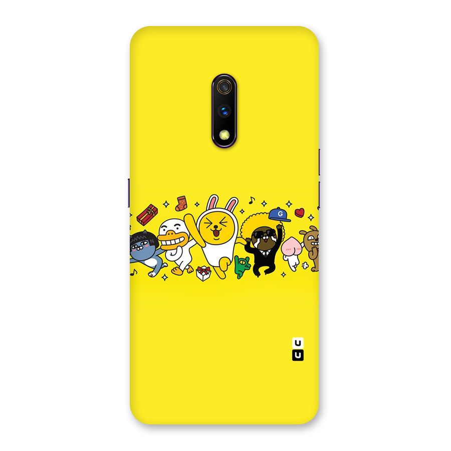 Yellow Friends Back Case for Realme X