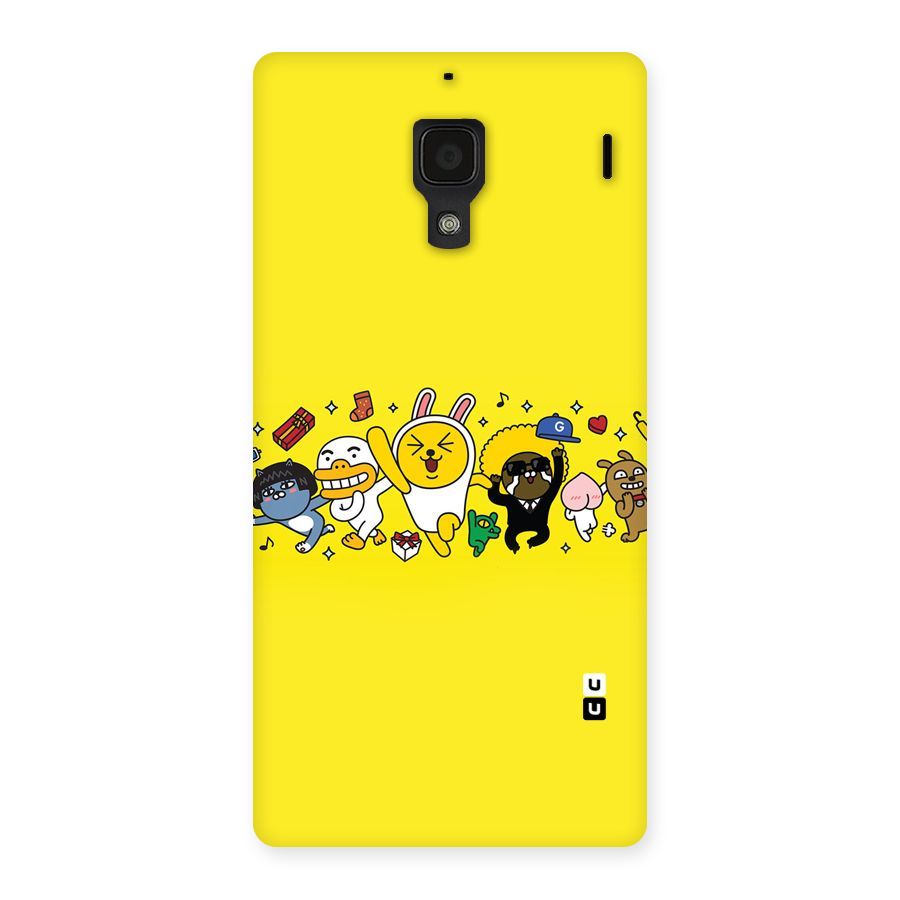 Yellow Friends Back Case for Redmi 1S