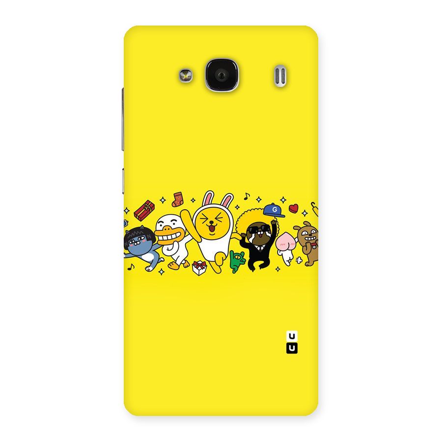 Yellow Friends Back Case for Redmi 2s