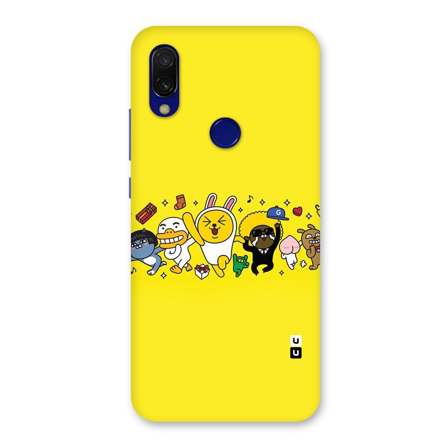 Yellow Friends Back Case for Redmi 7