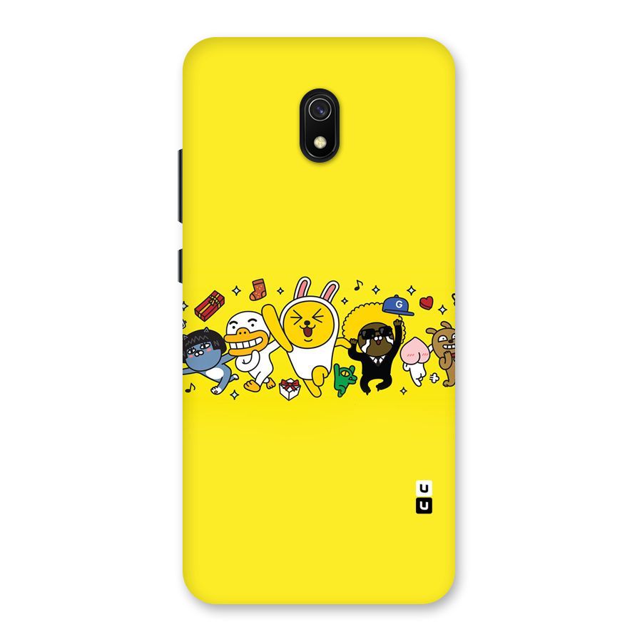 Yellow Friends Back Case for Redmi 8A
