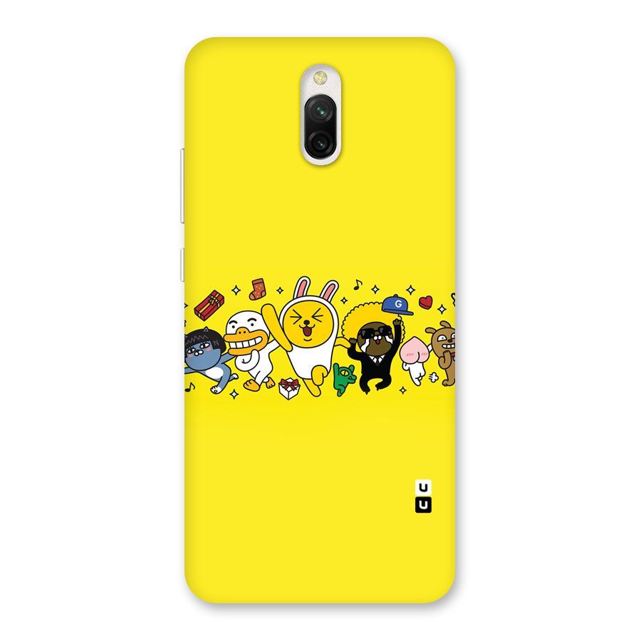 Yellow Friends Back Case for Redmi 8A Dual