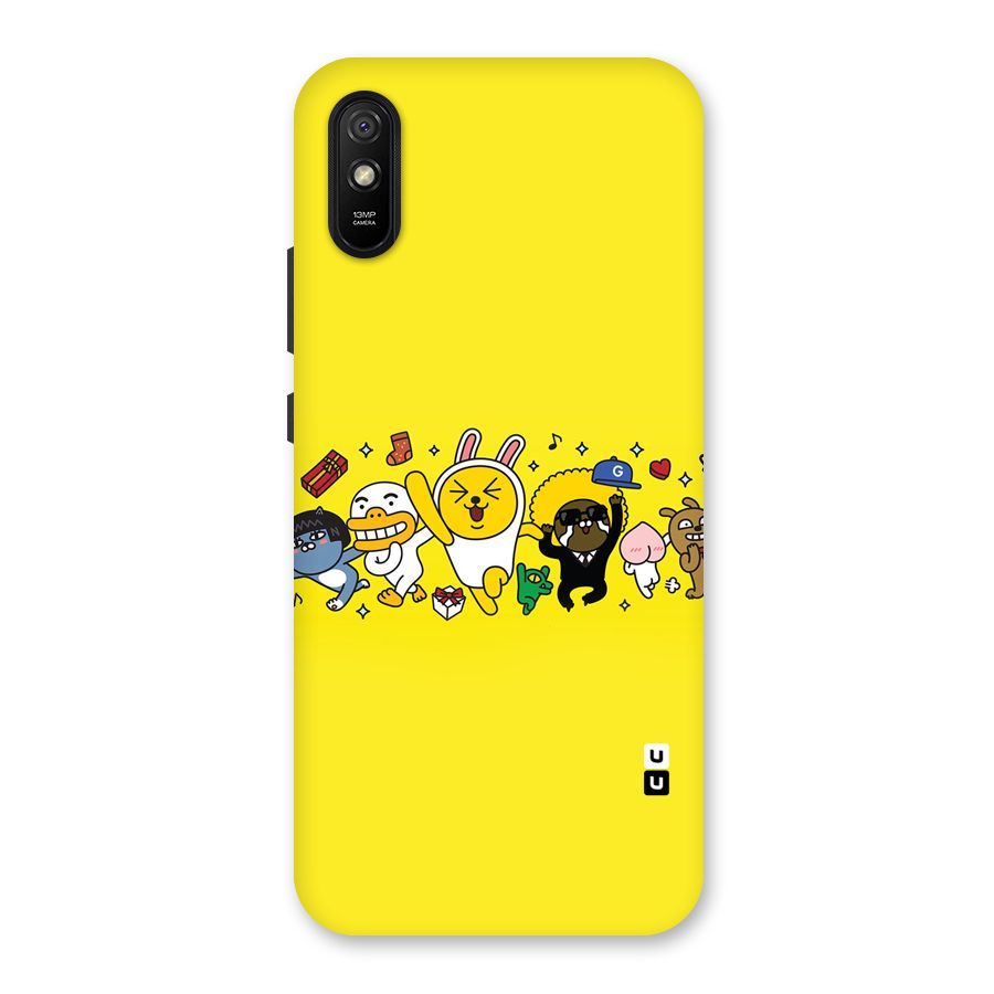 Yellow Friends Back Case for Redmi 9A
