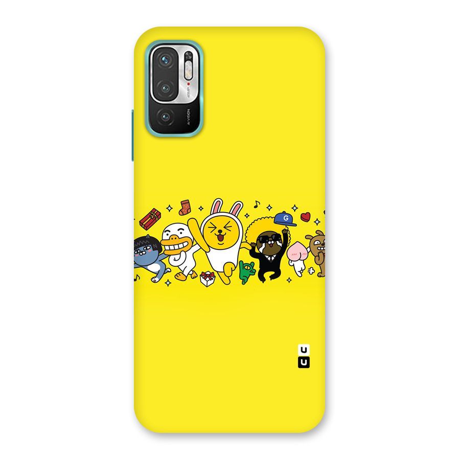 Yellow Friends Back Case for Redmi Note 10T 5G