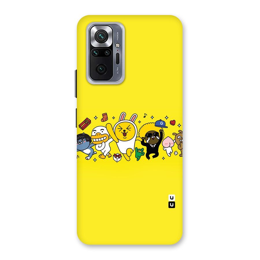 Yellow Friends Back Case for Redmi Note 10 Pro Max