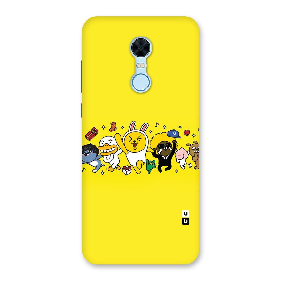 Yellow Friends Back Case for Redmi Note 5