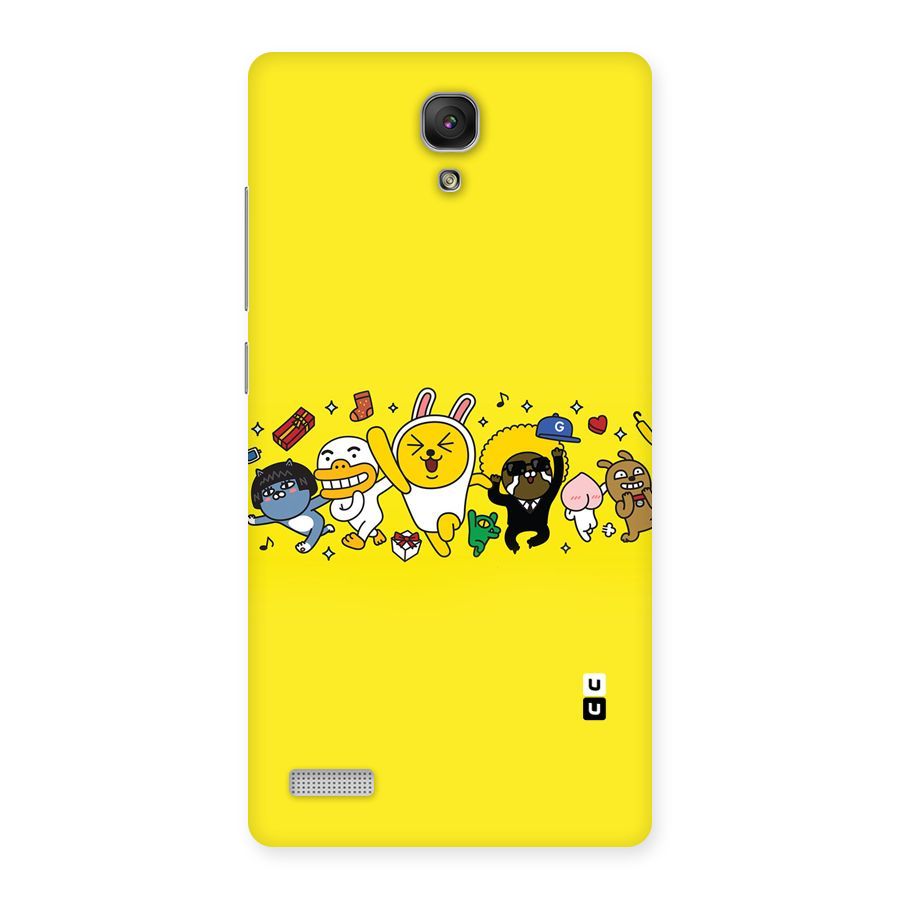 Yellow Friends Back Case for Redmi Note Prime