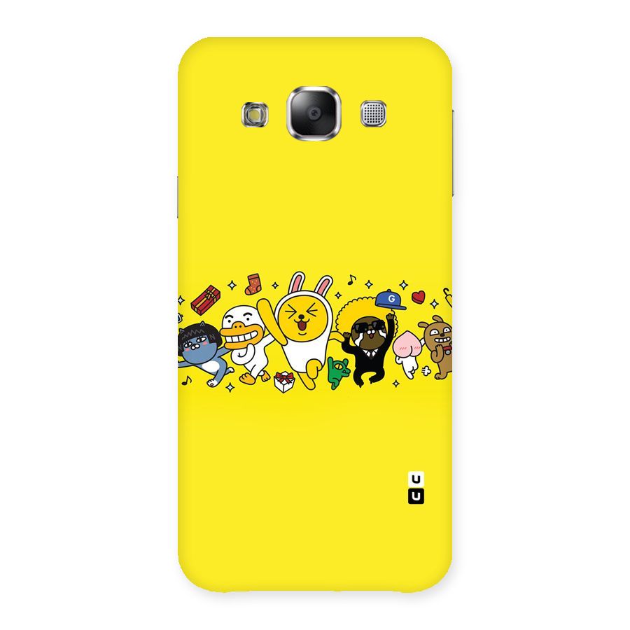 Yellow Friends Back Case for Samsung Galaxy E5